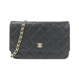 Chanel Timeless Classic Caviar Wallet on Chain
