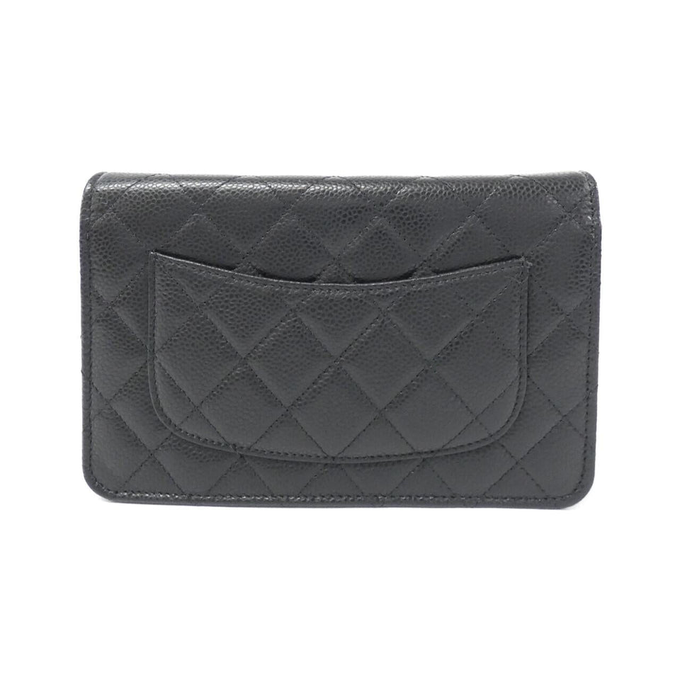 Chanel Timeless Classic Caviar Wallet on Chain