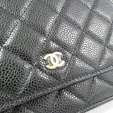 Chanel Timeless Classic Caviar Wallet on Chain