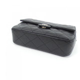 Chanel Timeless Classic Caviar Skin Chain Clutch