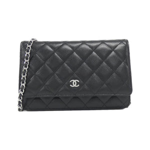 Chanel Timeless Classic Caviar Skin Wallet on Chain