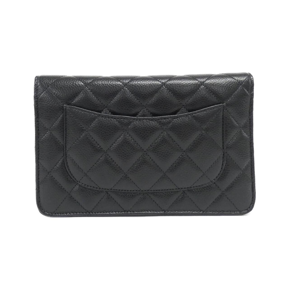 Chanel Timeless Classic Caviar Skin Wallet on Chain