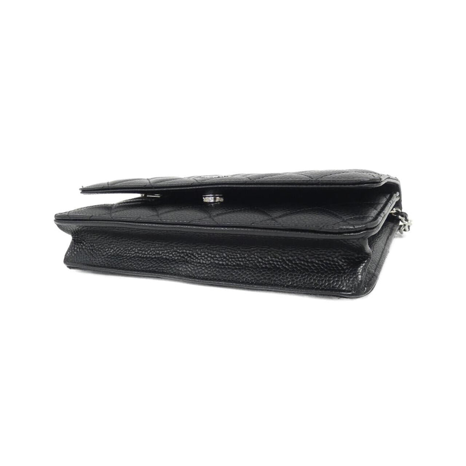 Chanel Timeless Classic Caviar Skin Wallet on Chain