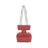 Chanel Calfskin PVC Shoulder Bag