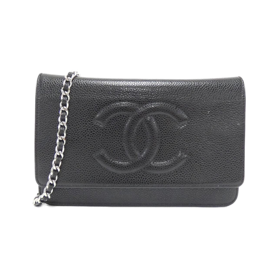 Chanel Timeless CC Line Caviar Skin Wallet