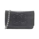 Chanel Timeless CC Line Caviar Skin Wallet