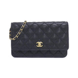 Chanel AP4241 Caviar Skin Wallet on Chain