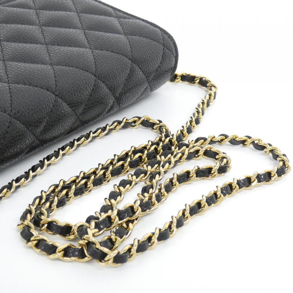 Chanel AP4241 Caviar Skin Wallet on Chain