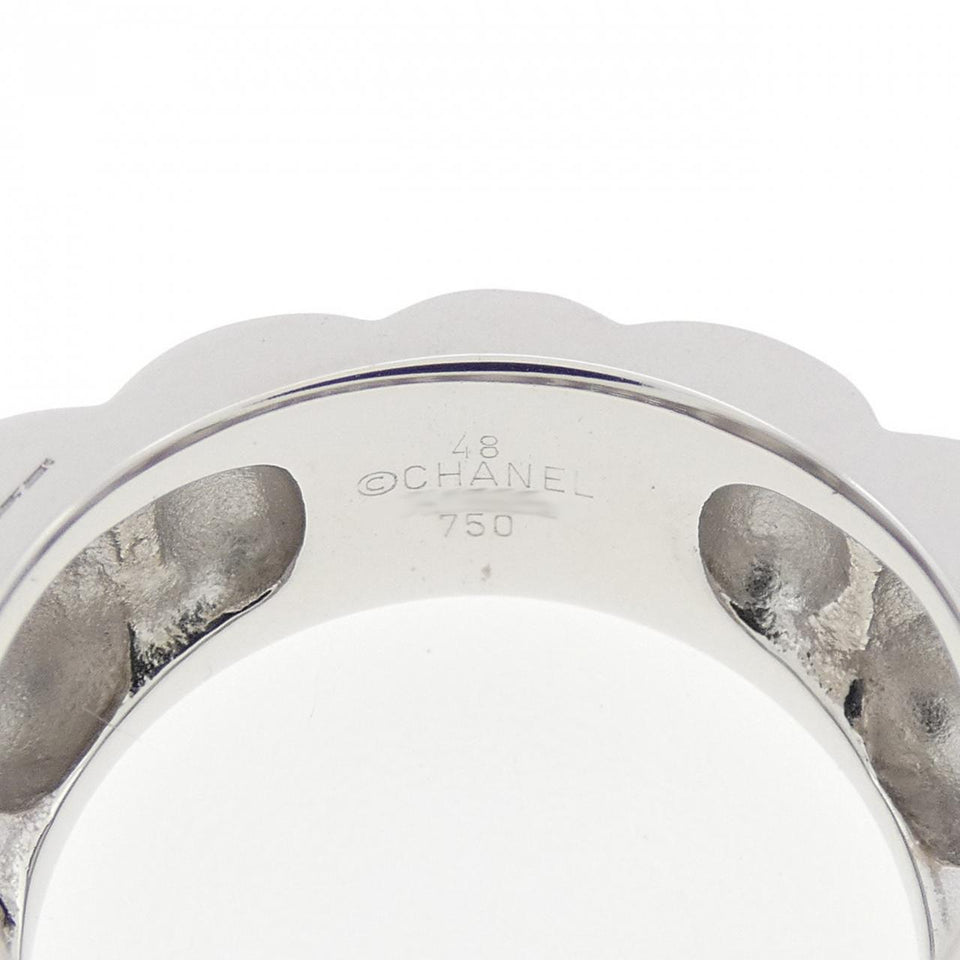 Chanel Profil de Camélia Au750 Diamond Ring
