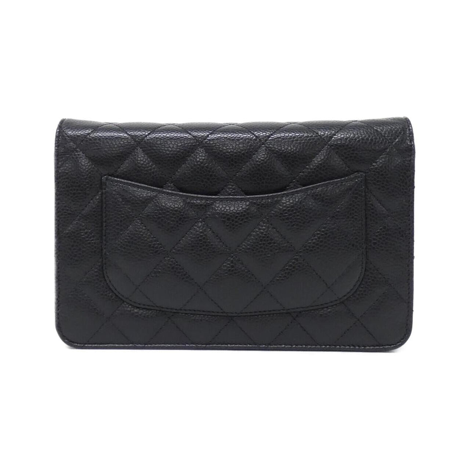 Chanel Timeless Classic Caviar Skin Wallet on Chain