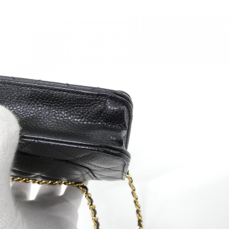 Chanel Timeless Classic Caviar Skin Wallet on Chain