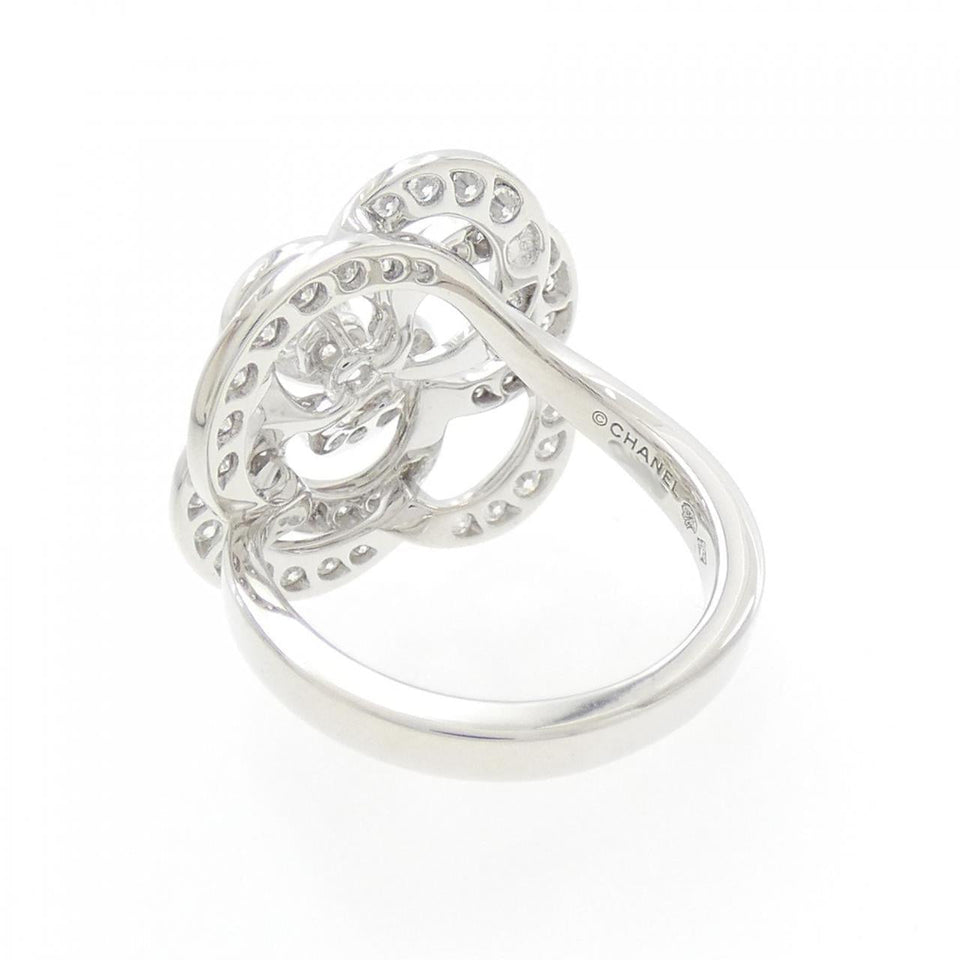 Chanel Camelia 750 White Gold Diamond Ring