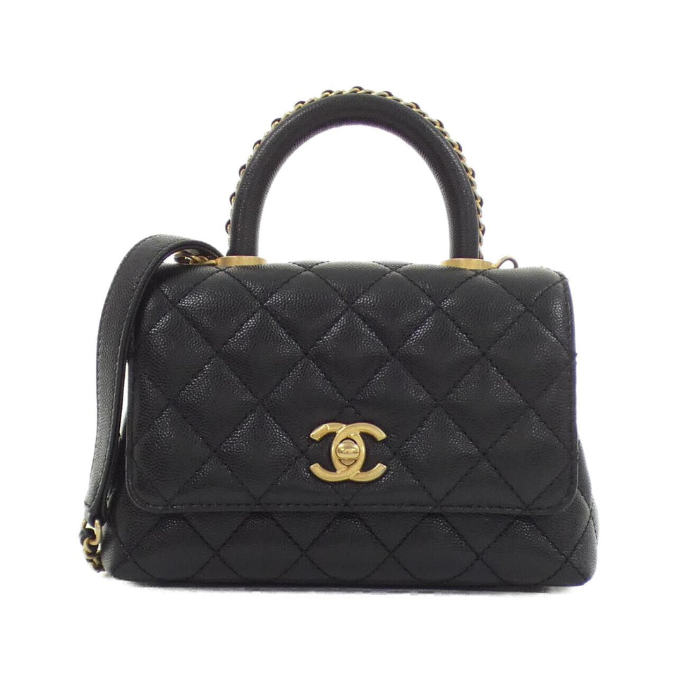 Chanel Coco Handle Caviar Skin Bag