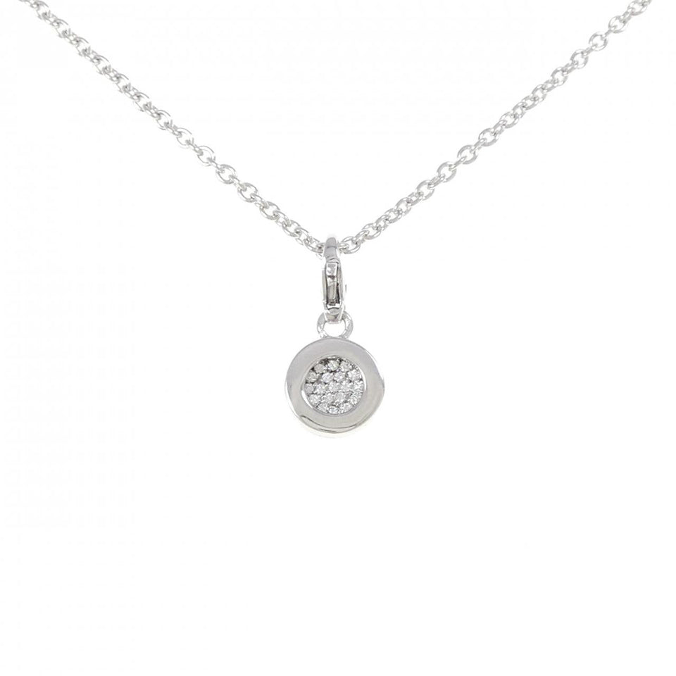 Chanel La Ronde 750 White Gold Diamond Necklace