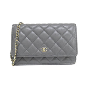 Chanel Timeless Classic Caviar Skin Wallet on Chain