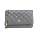 Chanel Timeless Classic Caviar Skin Wallet on Chain