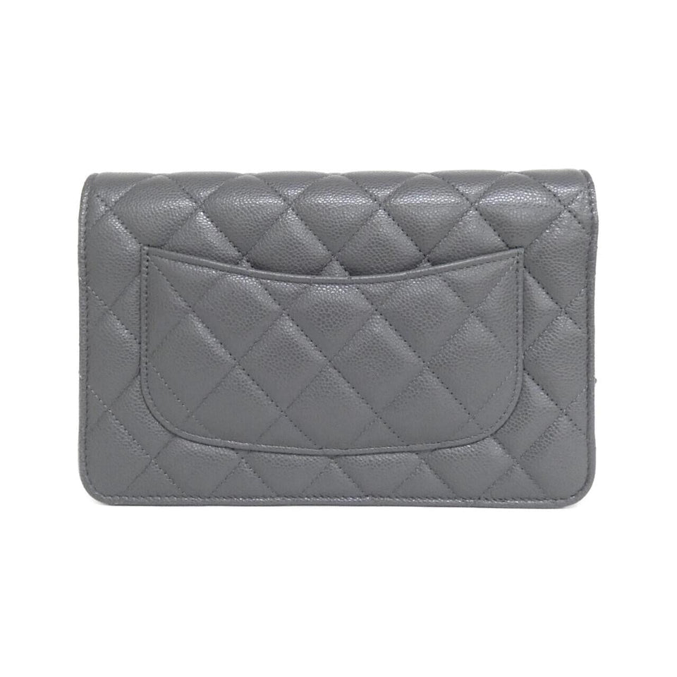 Chanel Timeless Classic Caviar Skin Wallet on Chain