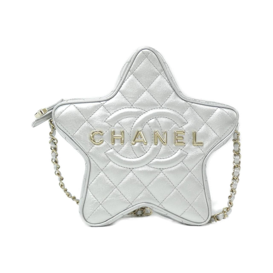 Chanel AS4579 Metallic Lambskin Shoulder Bag