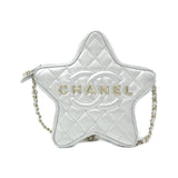 Chanel AS4579 Metallic Lambskin Shoulder Bag