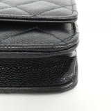 Chanel AP2804 Caviar Skin Wallet on Chain