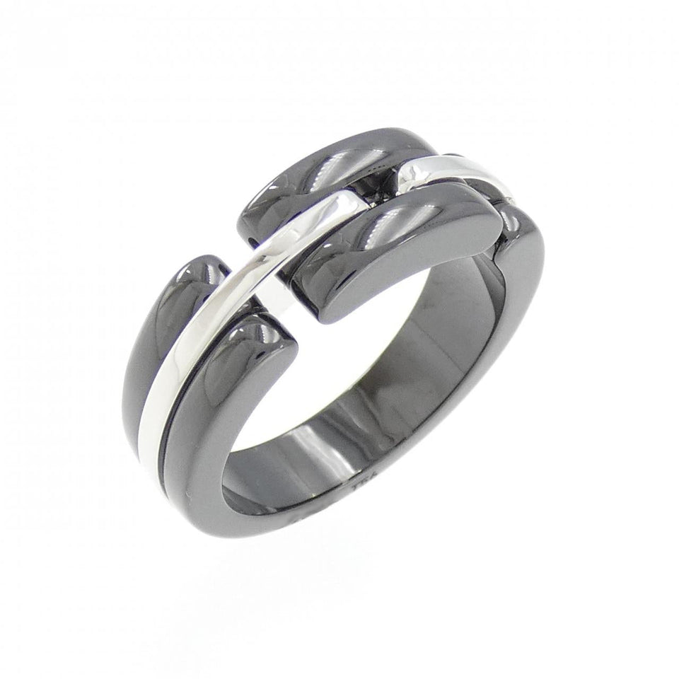 Chanel Ultra Collection 750 White Gold Ceramic Ring