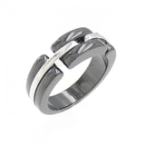 Chanel Ultra Collection 750 White Gold Ceramic Ring