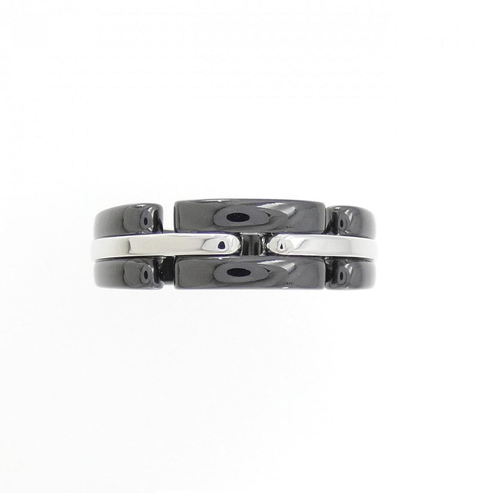 Chanel Ultra Collection 750 White Gold Ceramic Ring