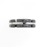 Chanel Ultra Collection 750 White Gold Ceramic Ring