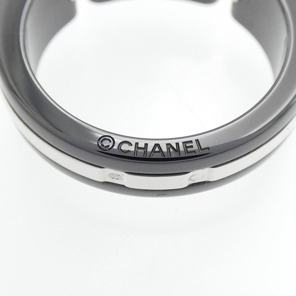 Chanel Ultra Collection 750 White Gold Ceramic Ring