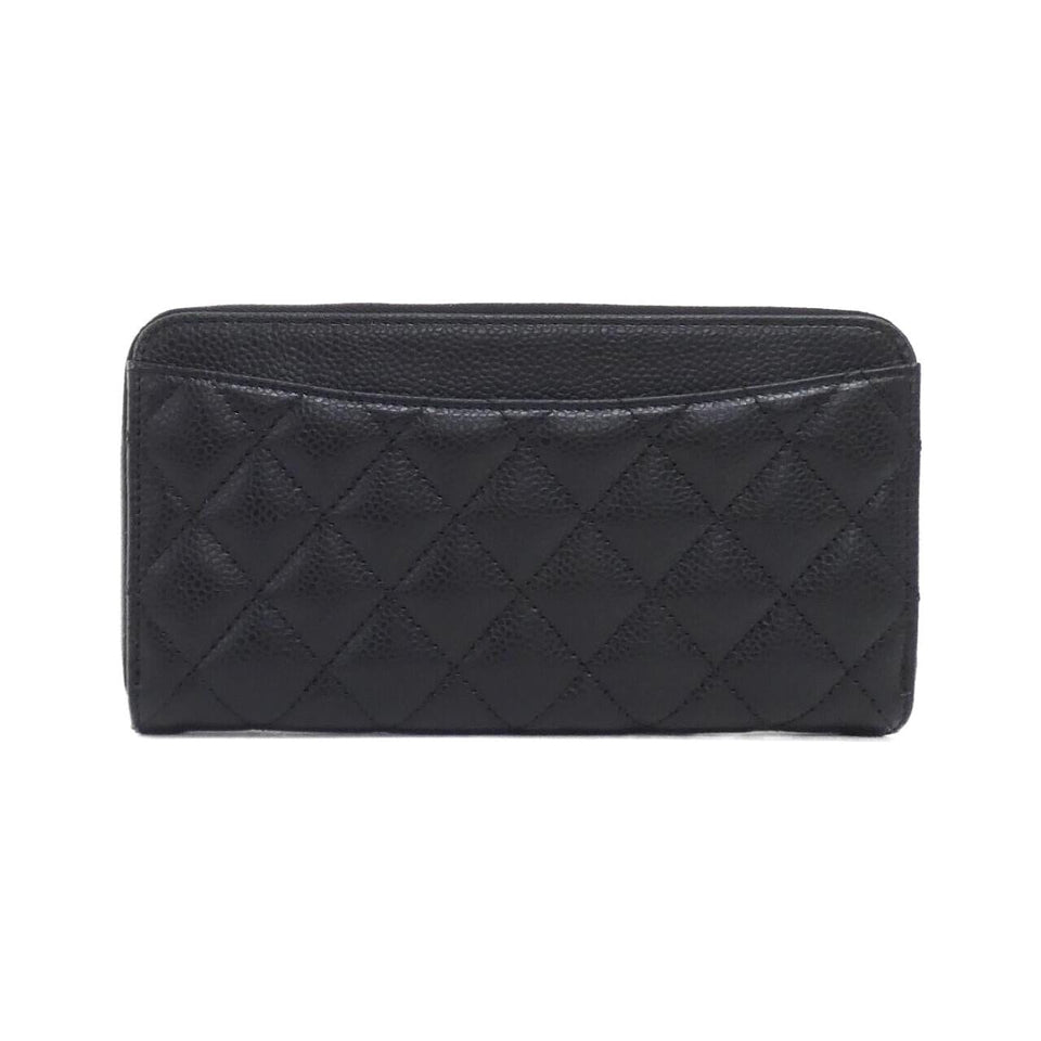 Chanel Timeless Classic Caviar Skin Long Wallet