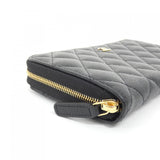 Chanel Timeless Classic Caviar Skin Long Wallet