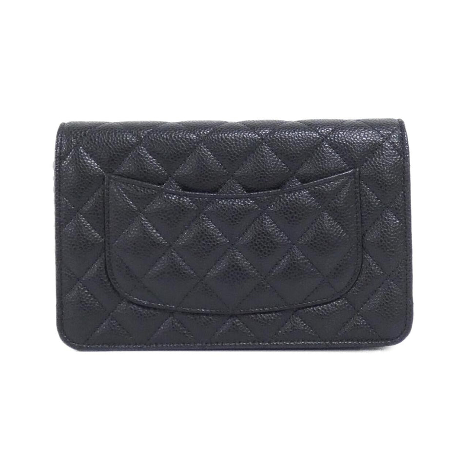 Chanel Timeless Classic Caviar Skin Wallet on Chain