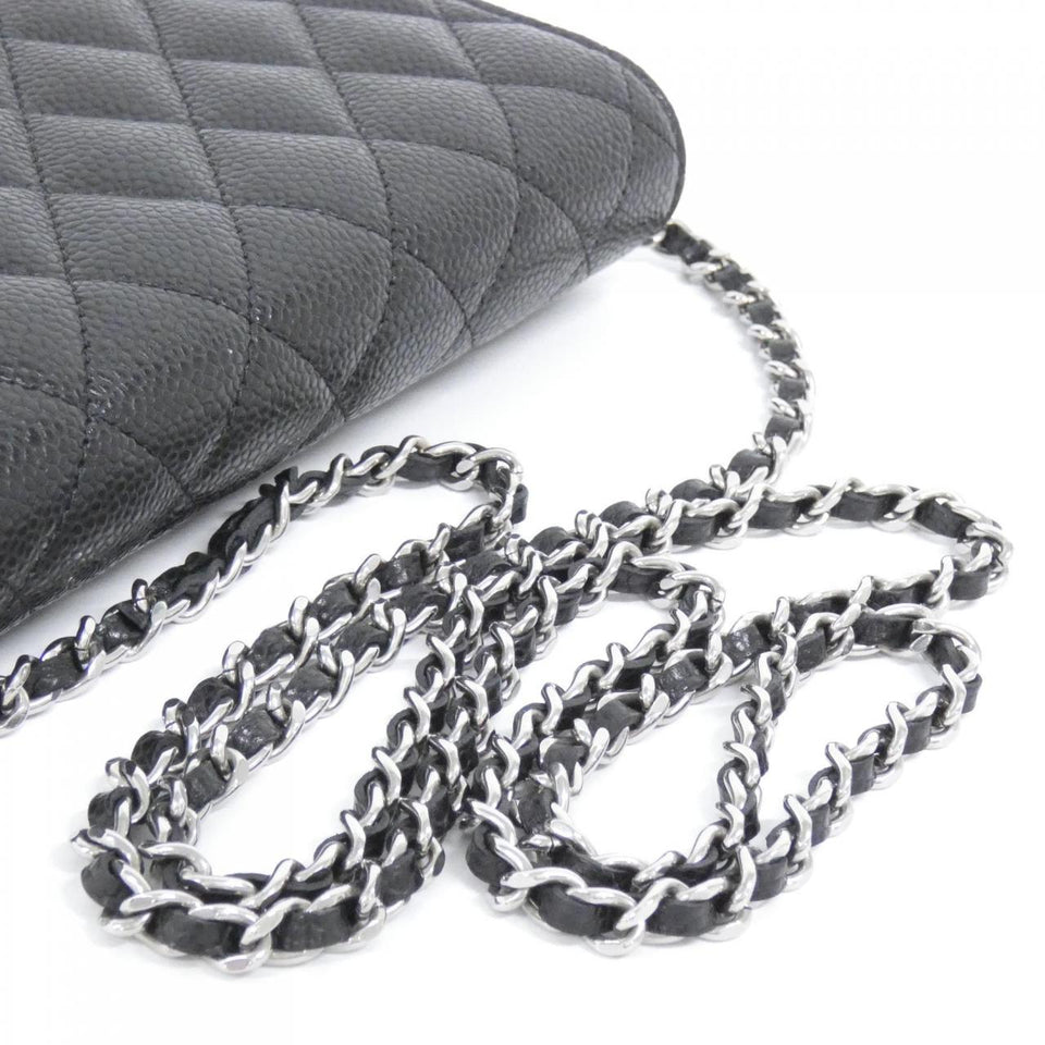 Chanel Timeless Classic Caviar Skin Wallet on Chain