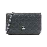 Chanel Timeless Classic Caviar Skin Wallet on Chain