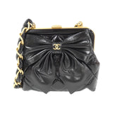 Chanel AP4028 Enamel Lambskin Chain Clutch
