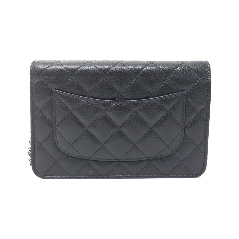 Chanel Timeless Classic Line Caviar Skin Chain Wallet