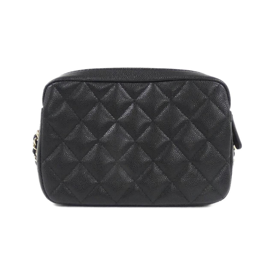 Chanel Timeless Classic Line Caviar Skin Chain Clutch