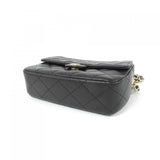 Chanel Timeless Classic Line Caviar Skin Chain Clutch