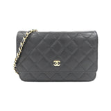 Chanel Timeless Classic Caviar Skin Wallet on Chain