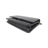 Chanel Timeless Classic Caviar Skin Wallet on Chain