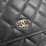 Chanel Timeless Classic Caviar Skin Wallet on Chain