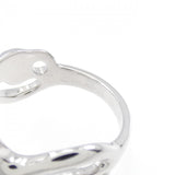 Chanel Camelia 750 White Gold Diamond Ring Size 9