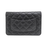 Chanel Timeless Classic Caviar Skin Wallet on Chain