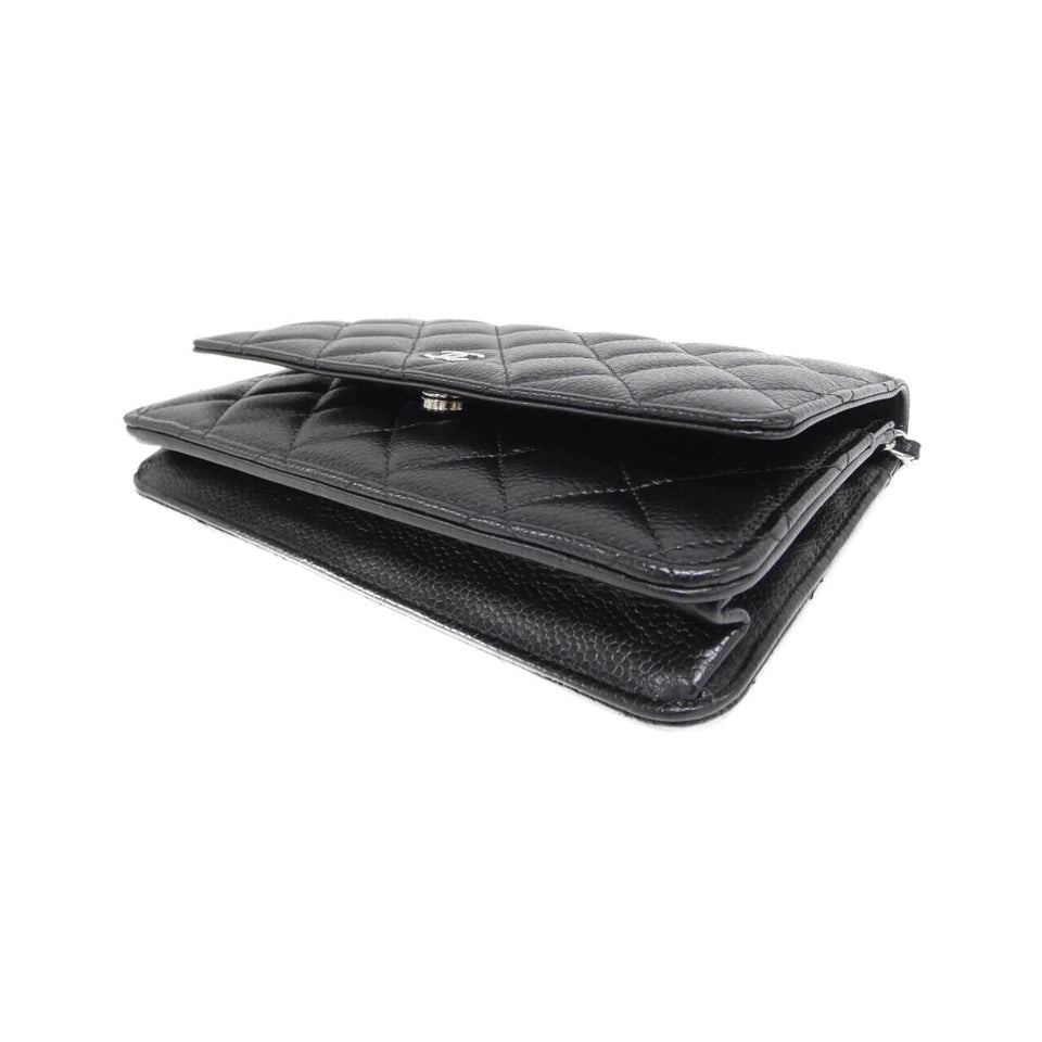 Chanel Timeless Classic Caviar Skin Wallet on Chain
