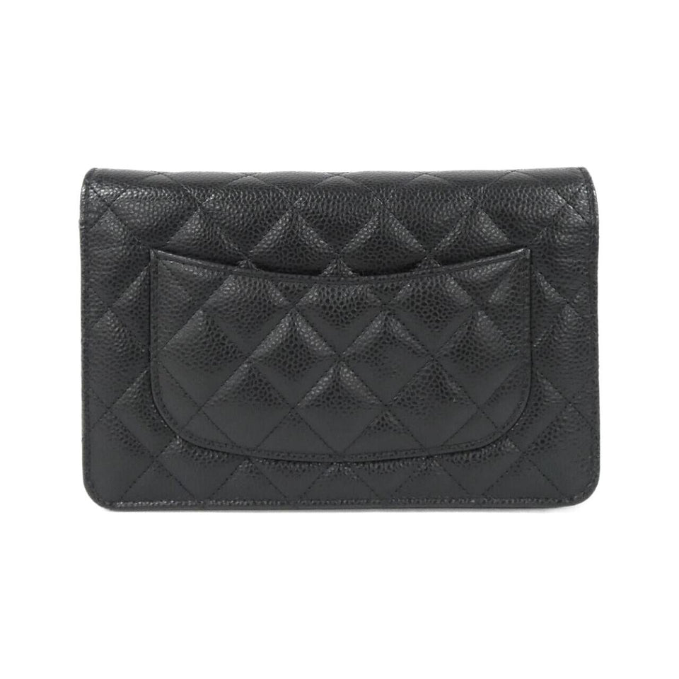 Chanel AP4241 Caviar Skin Wallet on Chain