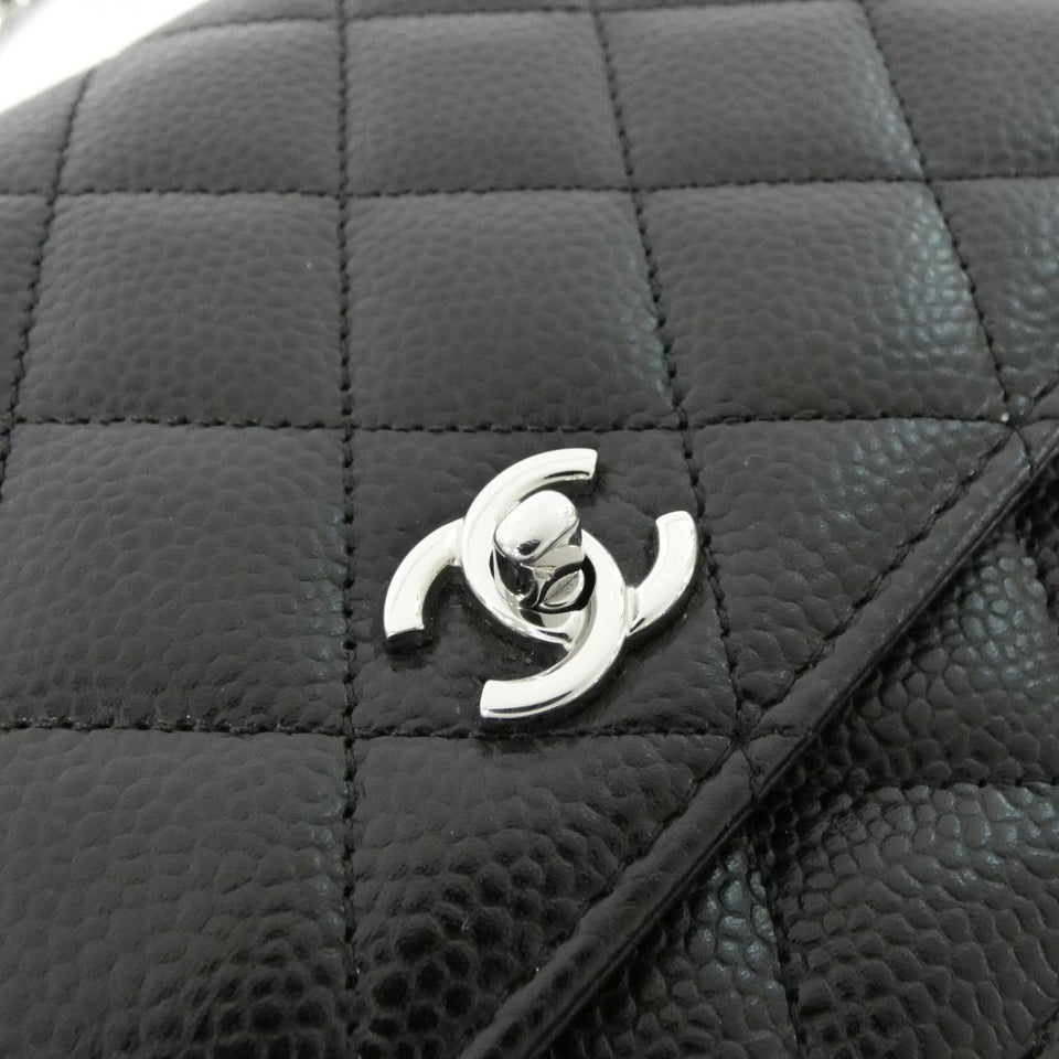 Chanel AP4241 Caviar Skin Wallet on Chain