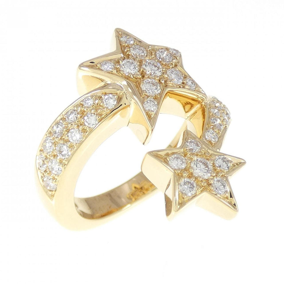 Chanel Twin Comet Au750 Diamond Ring
