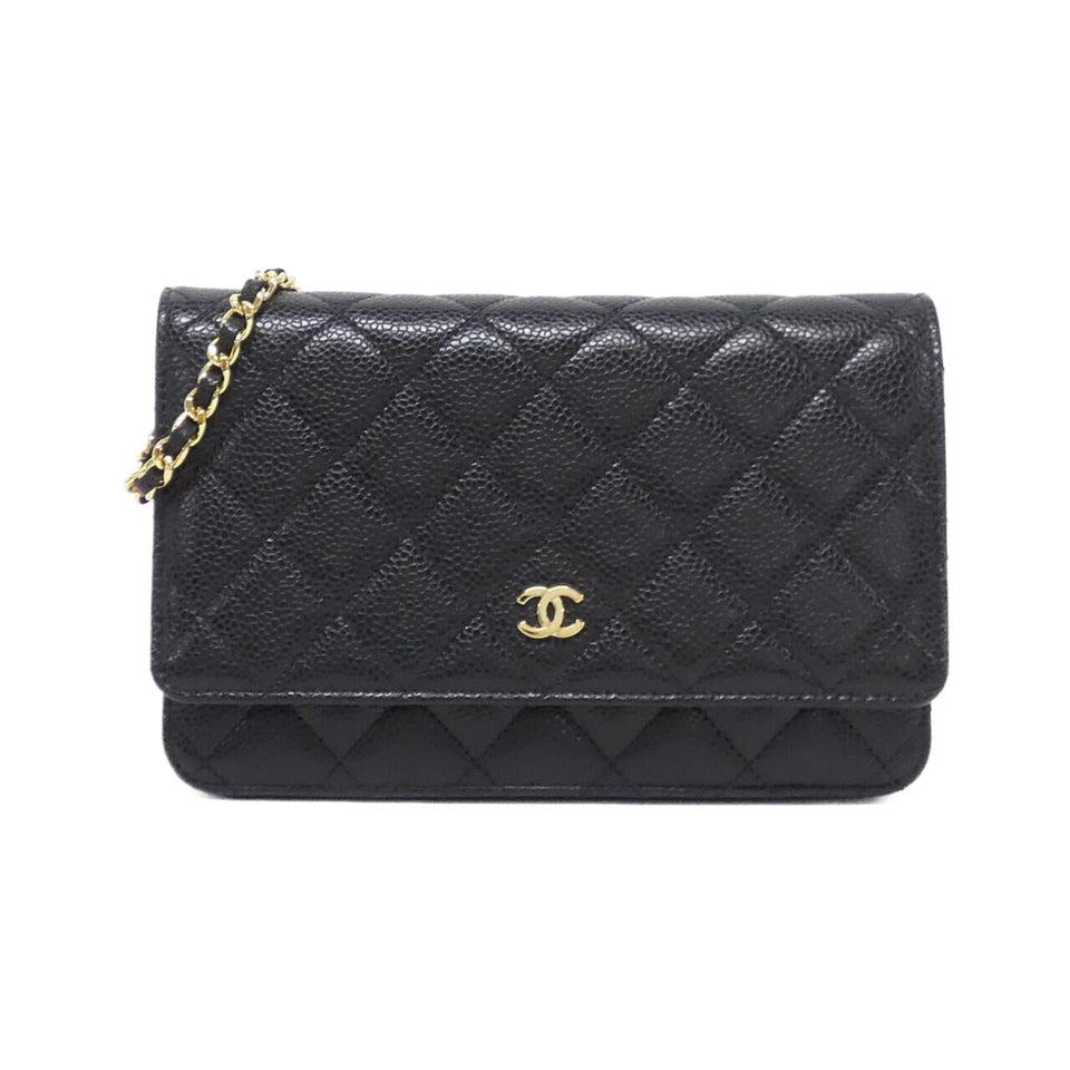 Chanel Timeless Classic Line Caviar Skin Wallet