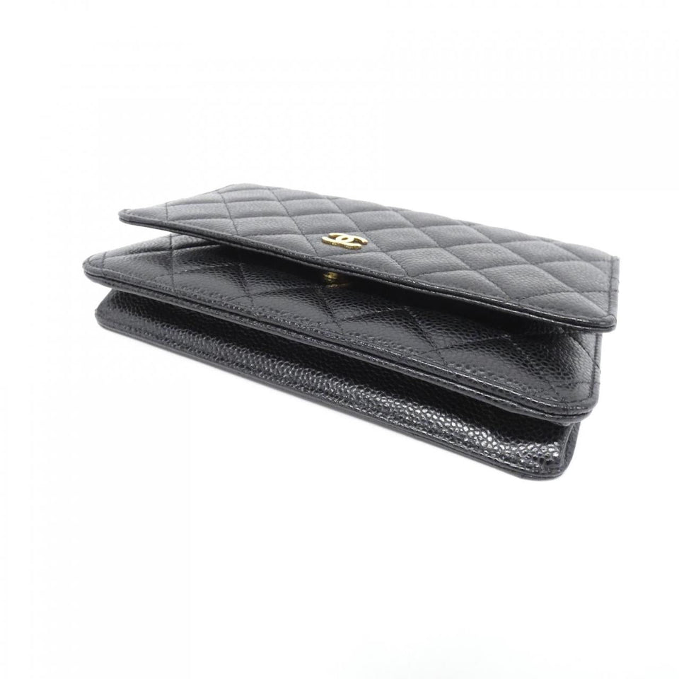 Chanel Timeless Classic Line Caviar Skin Wallet