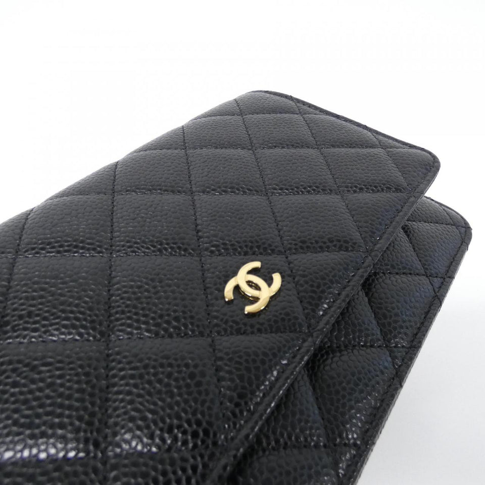 Chanel Timeless Classic Line Caviar Skin Wallet